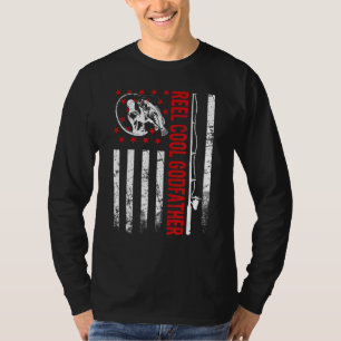 Vatertag Angeln Cooler Pate Amerikaner T-Shirt