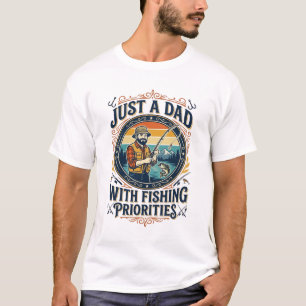 Vatertag-Angeln Vater-Shirt Nur ein Vater mit Ange T-Shirt