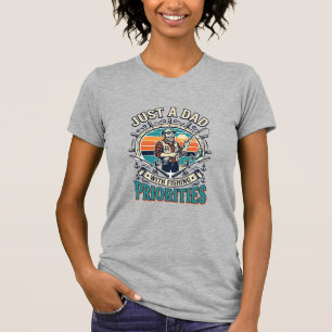 Vatertag-Angeln Vater-Shirt Nur Ein Vater Mit Fisc T-Shirt