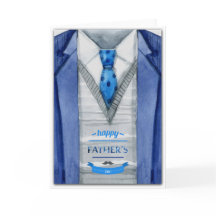 Vatertag - Aquarell-Anzug