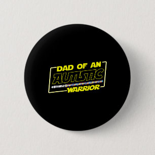 Vatertag Autism Warrior Awareness Papa Für Männer Button
