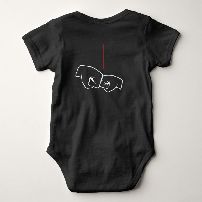 Vatertag Baby Strampler (Rückseite)