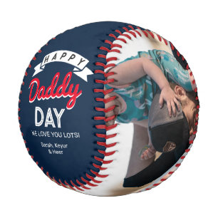 Vatertag Baseball Geschenk für Vater Custom Foto