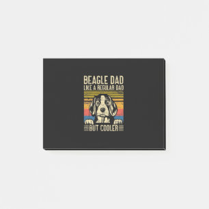 Vatertag Beagle Dog Vater Post-it Klebezettel