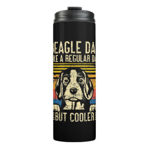Vatertag Beagle Dog Vater Thermosbecher
