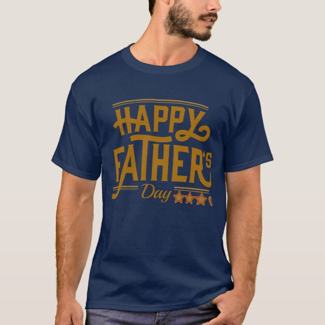Vatertag Best Dad T-Shirt (Vorderseite)