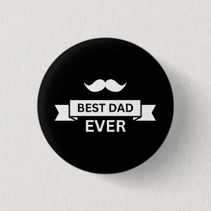Vatertag BEST VATER JE Typo mit Mustache Button