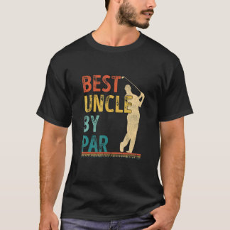 Vatertag Beste Onkel nach Par Golfer Daddy Golf T-Shirt