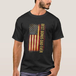 Vatertag Bester Bonus Vater je mit US-Amerikanern T-Shirt