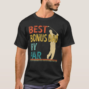 Vatertag Bester Bonus Vater Par Golf Geschenke fü T-Shirt