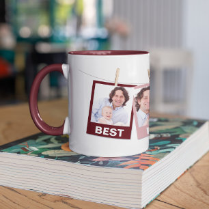 Vatertag Bester Papa Aller Zeiten 3 Foto Collage W Tasse