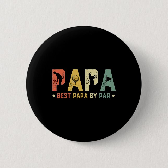 Vatertag Bester Papa  Button (Vorderseite)