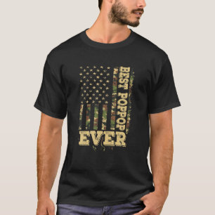 Vatertag Bester Poppop je mit US-amerikanischer Fl T-Shirt