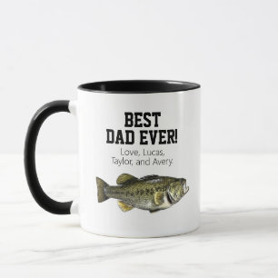 Vatertag Bester Vater Bass Angelnade Tasse