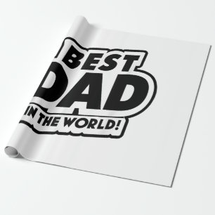 Vatertag Bester Vater Der Welt Geschenkpapier