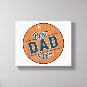 Vatertag Bester Vater Der Welt Leinwanddruck