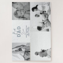 Vatertag Bester Vater je 4 Foto Dusty Blue