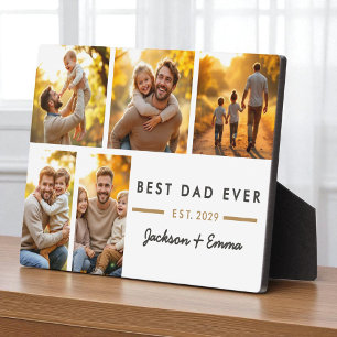 Vatertag Bester Vater je 5 FotoCollage Fotoplatte