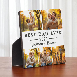 Vatertag Bester Vater je 5 FotoCollage Fotoplatte