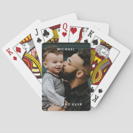 Vatertag Bester Vater je benutzerdefinierter Name Spielkarten