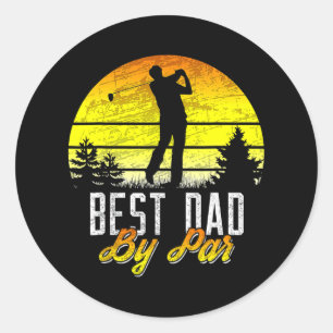 Vatertag Bester Vater Par Funny Golf Pub Runder Aufkleber