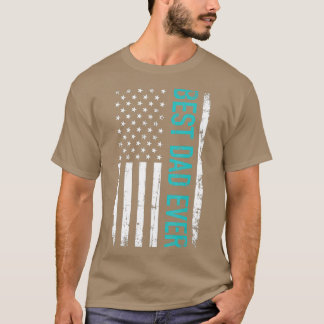 Vatertag Bester Vater überhaupt mit US-amerikanisc T-Shirt