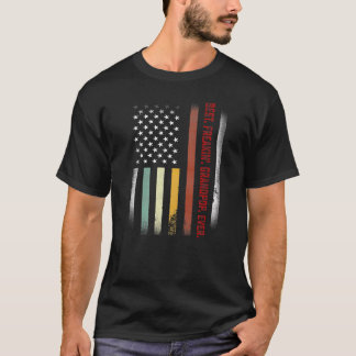 Vatertag Bestes Freakin Grandpop je US-Flagge T-Shirt