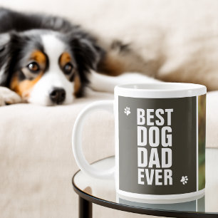 Vatertag Bestes Hund Papa Aller Zeiten Foto Jumbo-Tasse