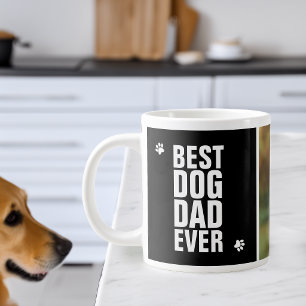 Vatertag Bestes Hund Papa Ever Foto Jumbo-Tasse