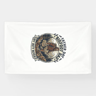 Vatertag Bigfoot Dad Shirt Dad Modus In The Wild Banner