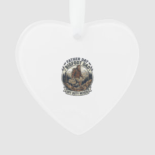 Vatertag Bigfoot Dad Shirt Dad Modus In The Wild Ornament