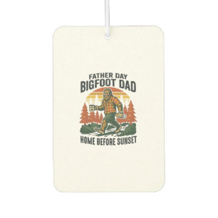 Vatertag Bigfoot Dad Shirt Der Mann Der Mythos Der Autolufterfrischer