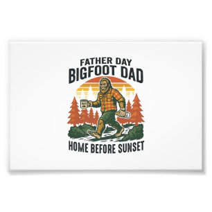 Vatertag Bigfoot Dad Shirt Der Mann Der Mythos Der Fotodruck