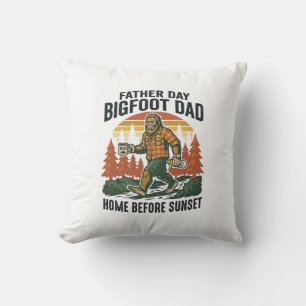 Vatertag Bigfoot Dad Shirt Der Mann Der Mythos Der Kissen