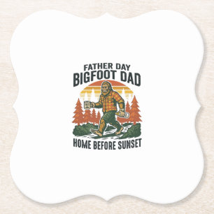 Vatertag Bigfoot Dad Shirt Der Mann Der Mythos Der Untersetzer