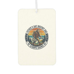 Vatertag Bigfoot Dad Shirt Lustiger Wald Legende D Autolufterfrischer