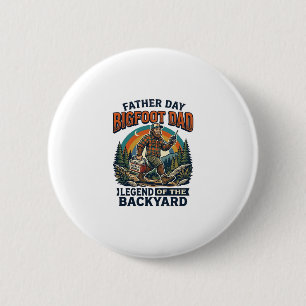 Vatertag Bigfoot Dad Shirt Snacks Held Funny Gif Button
