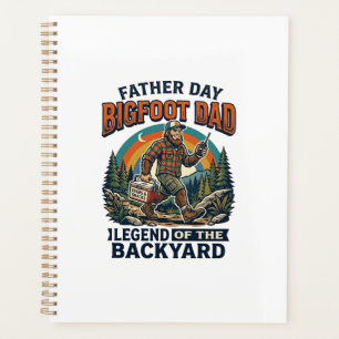 Vatertag Bigfoot Dad Shirt Snacks Held Funny Gif Planer