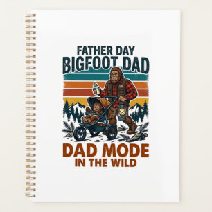 Vatertag Bigfoot Papa Shirt Camping Legende Vater Planer