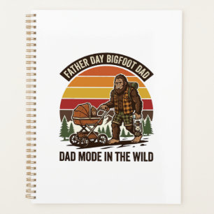 Vatertag Bigfoot Papa Shirt Camping Legende Vater Planer