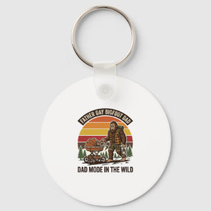 Vatertag Bigfoot Papa Shirt Camping Legende Vater Schlüsselanhänger