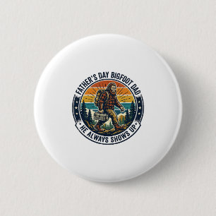 Vatertag Bigfoot Papa Shirt Lustiger Wald Legende Button