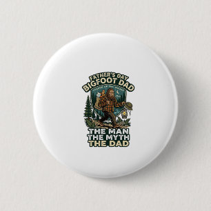 Vatertag Bigfoot Papa Shirt Stark Ruhig Zuverlässi Button