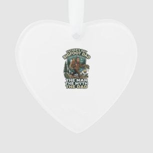 Vatertag Bigfoot Papa Shirt Stark Ruhig Zuverlässi Ornament