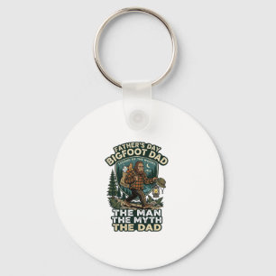 Vatertag Bigfoot Papa Shirt Stark Still Zuverlässi Schlüsselanhänger