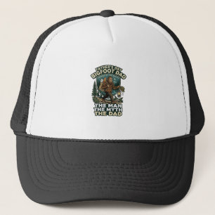 Vatertag Bigfoot Papa Shirt Stark Still Zuverlässi Truckerkappe