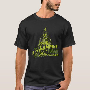 Vatertag Camping Vater Niedlich Familienurlaub T-Shirt