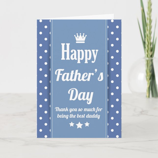 Vatertag Card Bester Vater Karte (Vorderseite)