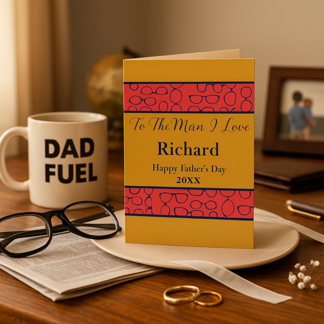 Vatertag-Card-Brillenmuster Karte (Von Creator hochgeladen)