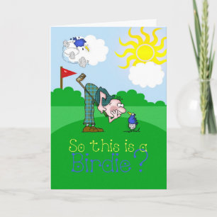 Vatertag Card Golf Birdie Karte